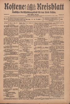 Kostener Kreisblatt: amtliches Veröffentlichungsblatt für den Kreis Kosten 1916.09.05 Jg.51 Nr107