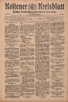 Kostener Kreisblatt: amtliches Veröffentlichungsblatt für den Kreis Kosten 1916.09.07 Jg.51 Nr108