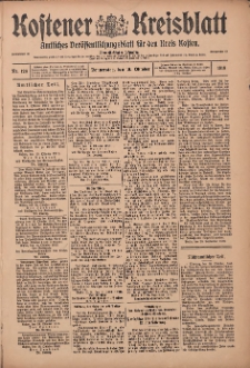 Kostener Kreisblatt: amtliches Veröffentlichungsblatt für den Kreis Kosten 1916.10.19 Jg.51 Nr126