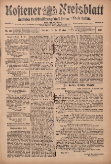 Kostener Kreisblatt: amtliches Ver&ouml;ffentlichungsblatt f&uuml;r den Kreis Kosten 1916.10.24 Jg.51 Nr128