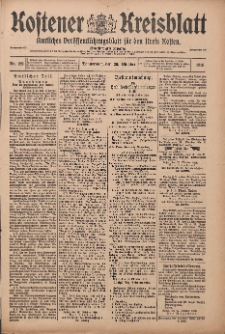 Kostener Kreisblatt: amtliches Ver&ouml;ffentlichungsblatt f&uuml;r den Kreis Kosten 1916.10.26 Jg.51 Nr129