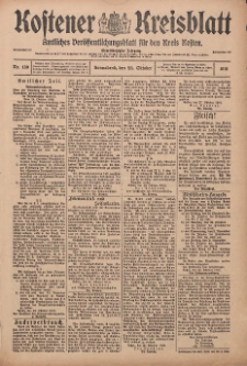 Kostener Kreisblatt: amtliches Veröffentlichungsblatt für den Kreis Kosten 1916.10.28 Jg.51 Nr130
