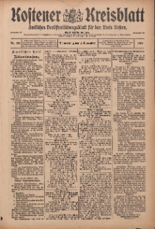 Kostener Kreisblatt: amtliches Veröffentlichungsblatt für den Kreis Kosten 1916.11.02 Jg.51 Nr132