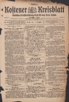 Kostener Kreisblatt: amtliches Ver&ouml;ffentlichungsblatt f&uuml;r den Kreis Kosten 1916.12.02 Jg.51 Nr145: Beilage
