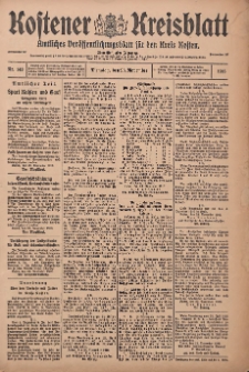 Kostener Kreisblatt: amtliches Ver&ouml;ffentlichungsblatt f&uuml;r den Kreis Kosten 1916.11.28 Jg.51 Nr143