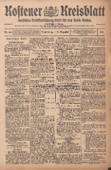 Kostener Kreisblatt: amtliches Veröffentlichungsblatt für den Kreis Kosten 1916.12.21 Jg.51 Nr153