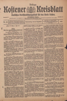 Kostener Kreisblatt: amtliches Veröffentlichungsblatt für den Kreis Kosten 1916.12.21 Jg.51 Nr153: Beilage