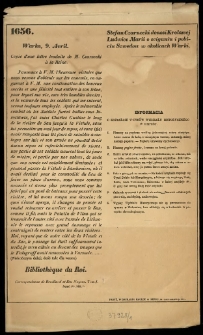 Informacia o kształcie wypisów Wydziału Historycznego w Paryżu
