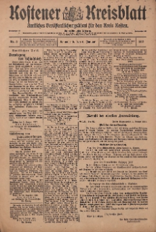 Kostener Kreisblatt: amtliches Veröffentlichungsblatt für den Kreis Kosten 1917.01.06 Jg.52 Nr3