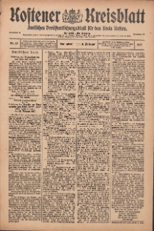Kostener Kreisblatt: amtliches Veröffentlichungsblatt für den Kreis Kosten 1917.02.10 Jg.52 Nr18