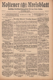 Kostener Kreisblatt: amtliches Veröffentlichungsblatt für den Kreis Kosten 1917.03.03 Jg.52 Nr27