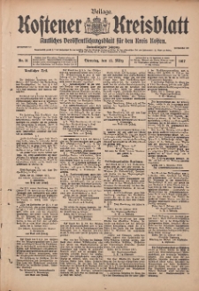 Kostener Kreisblatt: amtliches Veröffentlichungsblatt für den Kreis Kosten 1917.03.13 Jg.52 Nr31: Beilage