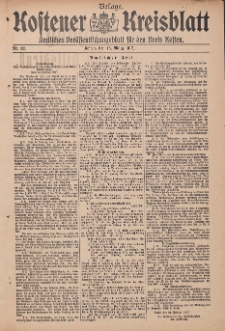 Kostener Kreisblatt: amtliches Veröffentlichungsblatt für den Kreis Kosten 1917.03.15 Jg.52 Nr32: Beilage