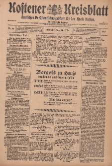 Kostener Kreisblatt: amtliches Veröffentlichungsblatt für den Kreis Kosten 1917.03.20 Jg.52 Nr34
