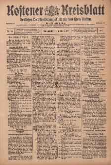 Kostener Kreisblatt: amtliches Veröffentlichungsblatt für den Kreis Kosten 1917.03.22 Jg.52 Nr35