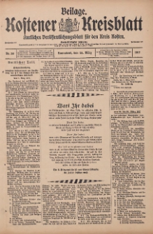 Kostener Kreisblatt: amtliches Veröffentlichungsblatt für den Kreis Kosten 1917.03.24 Jg.52 Nr36: Beilage