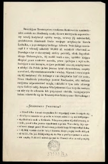 [Odezwa Inc.:] "Dawniejsze Towarzystwo naukowe Krakowskie zamienionem zostało na Akademię nauk..."