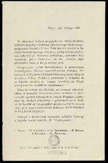 [Zaproszenie Inc.:] "W miesiącu lutym przypada 500 letnia rocznica zaślubin Jagiełły z Jdwigą i pierwszego faktycznego połączenia Polski z Litwą ..."