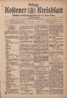 Kostener Kreisblatt: amtliches Veröffentlichungsblatt für den Kreis Kosten 1917.06.09 Jg.52 Nr69: Beilage