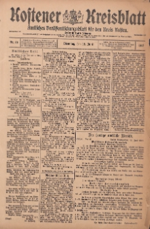 Kostener Kreisblatt: amtliches Veröffentlichungsblatt für den Kreis Kosten 1917.06.12 Jg.52 Nr70