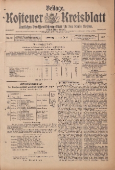 Kostener Kreisblatt: amtliches Veröffentlichungsblatt für den Kreis Kosten 1917.06.12 Jg.52 Nr70: Beilage