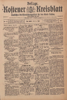 Kostener Kreisblatt: amtliches Veröffentlichungsblatt für den Kreis Kosten 1917.06.16 Jg.52 Nr72: Beilage