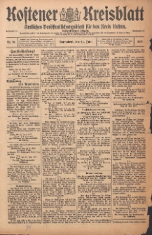 Kostener Kreisblatt: amtliches Veröffentlichungsblatt für den Kreis Kosten 1917.06.23 Jg.52 Nr75