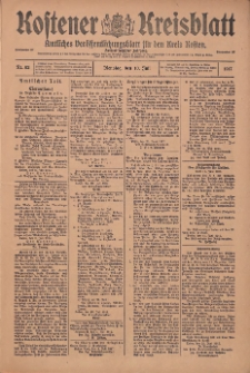 Kostener Kreisblatt: amtliches Veröffentlichungsblatt für den Kreis Kosten 1917.07.10 Jg.52 Nr82