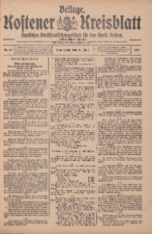 Kostener Kreisblatt: amtliches Veröffentlichungsblatt für den Kreis Kosten 1917.07.21 Jg.52 Nr87: Beilage