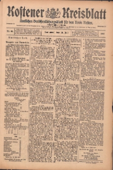 Kostener Kreisblatt: amtliches Veröffentlichungsblatt für den Kreis Kosten 1917.07.28 Jg.52 Nr90