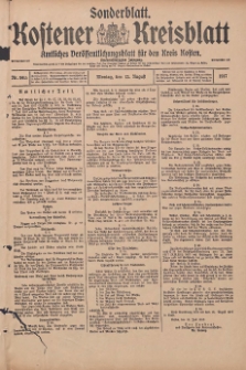 Kostener Kreisblatt: amtliches Veröffentlichungsblatt für den Kreis Kosten 1917.08.13 Jg.52 Nr96a: Sonderblatt