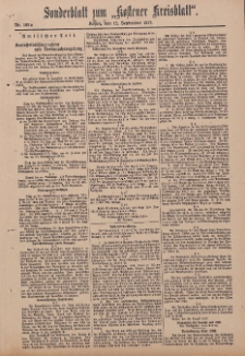 Sonderblatt zum ,,Kostener Kreisblatt''1917.09.12 Jg.52 Nr109a