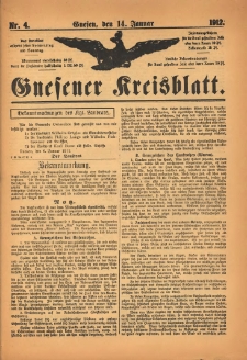 Gnesener Kreisblatt 1912.01.14 Nr4