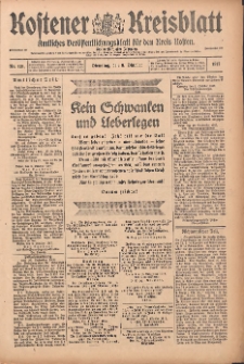 Kostener Kreisblatt: amtliches Veröffentlichungsblatt für den Kreis Kosten 1917.10.09 Jg.52 Nr121