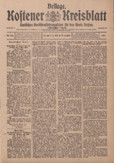 Kostener Kreisblatt: amtliches Veröffentlichungsblatt für den Kreis Kosten 1917.11.03 Jg.52 Nr132: Beilage