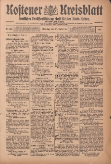 Kostener Kreisblatt: amtliches Veröffentlichungsblatt für den Kreis Kosten 1917.11.27 Jg.52 Nr142