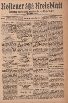 Kostener Kreisblatt: amtliches Veröffentlichungsblatt für den Kreis Kosten 1917.12.13 Jg.52 Nr149