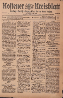 Kostener Kreisblatt: amtliches Veröffentlichungsblatt für den Kreis Kosten 1917.12.20 Jg.52 Nr152