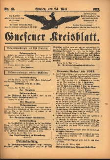 Gnesener Kreisblatt 1912.05.23 Nr41