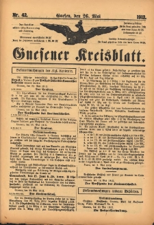 Gnesener Kreisblatt 1912.05.26 Nr42