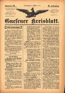 Gnesener Kreisblatt 1912.10.03 Nr79