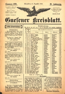 Gnesener Kreisblatt 1912.12.21 Jg.61 Nr102