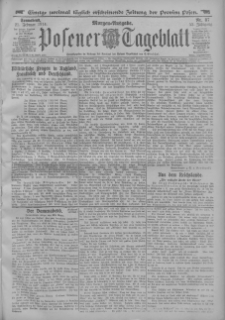 Posener Tageblatt 1914.02.21 Jg.53 Nr87