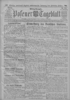 Posener Tageblatt 1913.06.09 Jg.52 Nr264
