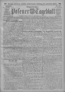 Posener Tageblatt 1913.09.20 Jg.52 Nr441