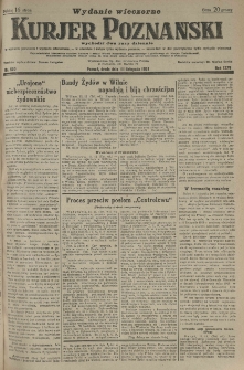 Kurier Poznański 1931.11.11 R.26 nr 520