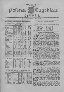 Posener Tageblatt. Handelsblatt 1902.01.16 Jg.41