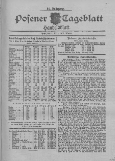 Posener Tageblatt. Handelsblatt 1902.04.04 Jg.41