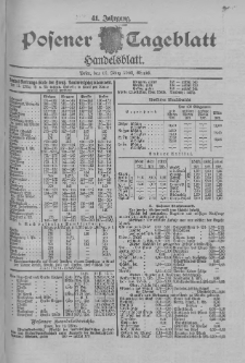 Posener Tageblatt. Handelsblatt 1902.03.12 Jg.41