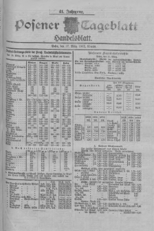 Posener Tageblatt. Handelsblatt 1902.03.17 Jg.41